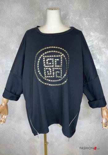 Sweatshirt en Coton avec fermeture éclair - ph 1