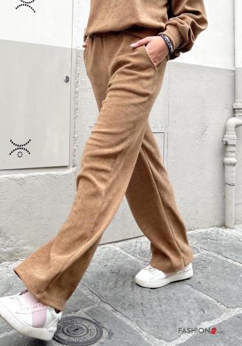 Trousers with pockets with elastic - ph 1