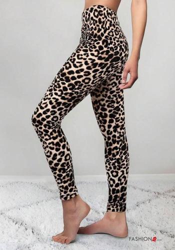 Tiermuster Leggings mit gummizug - ph 1