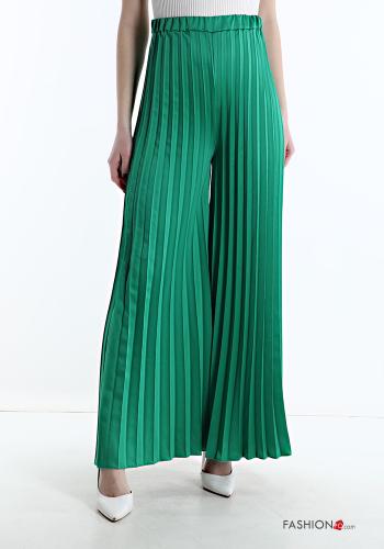 pleated satin Trousers - ph 1