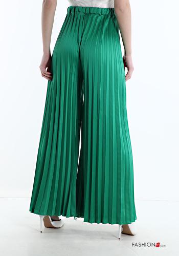 pleated satin Trousers - ph 2
