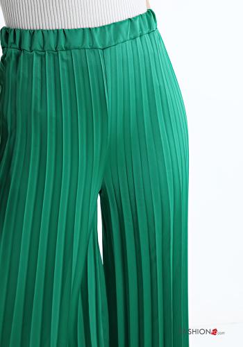 pleated satin Trousers - ph 4