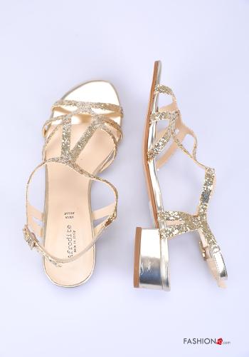 adjustable Genuine Leather Sandals Ankle strap - ph 2
