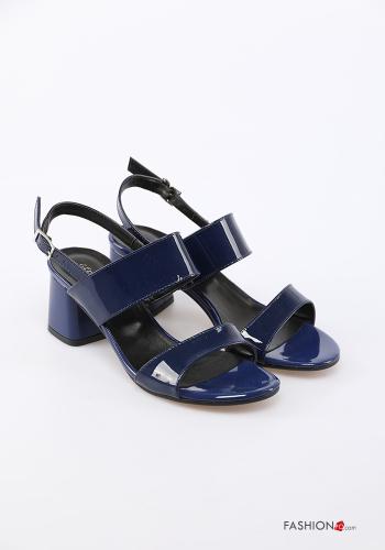 open toe Genuine Leather Sandals Ankle strap - ph 1