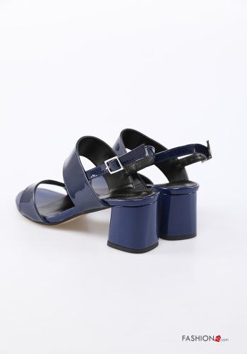 open toe Genuine Leather Sandals Ankle strap - ph 2