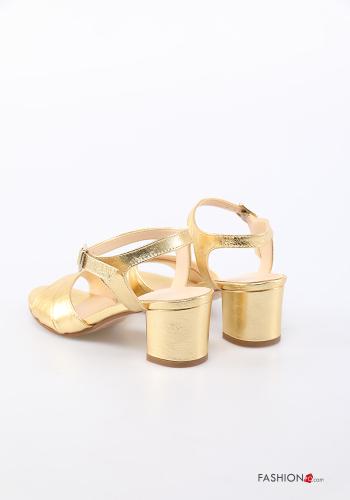 open toe Genuine Leather Sandals Ankle strap - ph 2