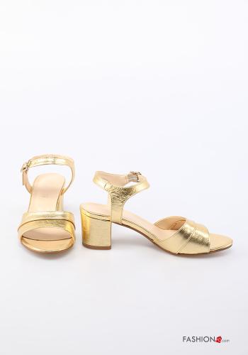 open toe Genuine Leather Sandals Ankle strap - ph 3