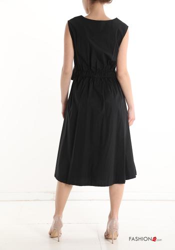 Cotton Sleeveless Dress with buttons - ph 2