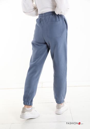 Pantalone sportivo in Cotone con tasche con elastico - ph 2
