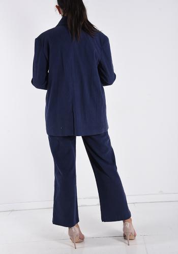 flared Cotton Suit with buttons - ph 2