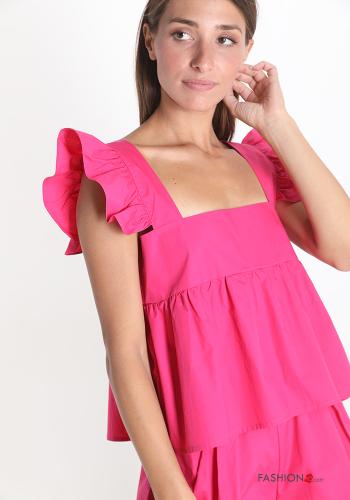 Cotton Co-ord with flounces - ph 4
