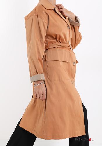 Trench Coat with belt with pockets with buttons - ph 3
