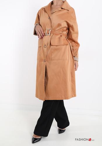 Trench Coat with belt with pockets with buttons - ph 5