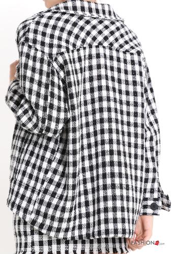Vichy Muster Hemd mit Taschen - ph 2