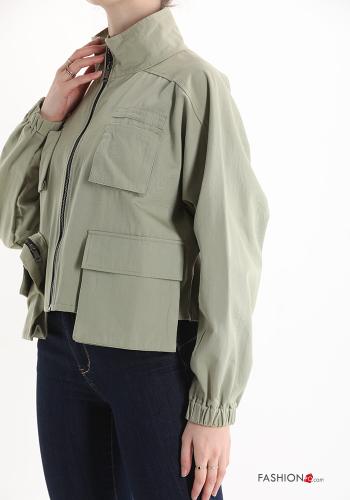 Veste en Coton avec poches avec fermeture éclair - ph 3
