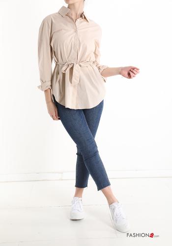Camicia in Cotone con cintura - ph 5