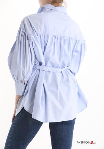Camicia in Cotone con cintura - ph 2