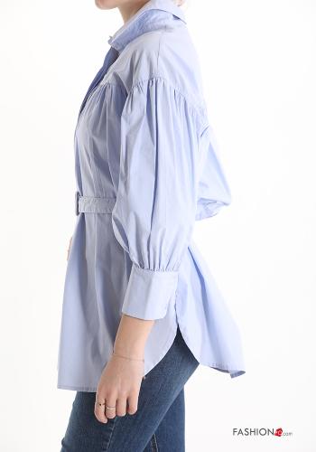 Camicia in Cotone con cintura - ph 3