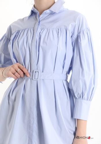 Camicia in Cotone con cintura - ph 4