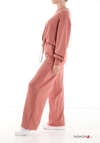 Tuta sportiva in Cotone Fantasia scritta con fiocco - ph 3