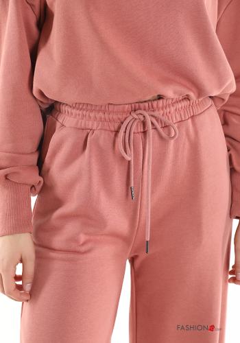 Tuta sportiva in Cotone Fantasia scritta con fiocco - ph 5