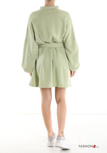 Felpa in Cotone con cintura - ph 2