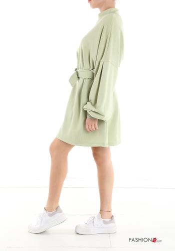 Felpa in Cotone con cintura - ph 3