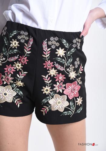 Besticktes Muster Shorts - ph 4
