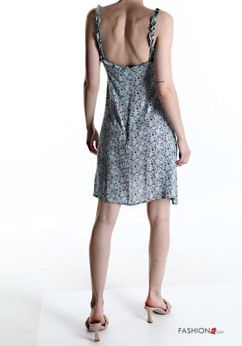 Floral Cotton Sleeveless Dress with v-neck - ph 2