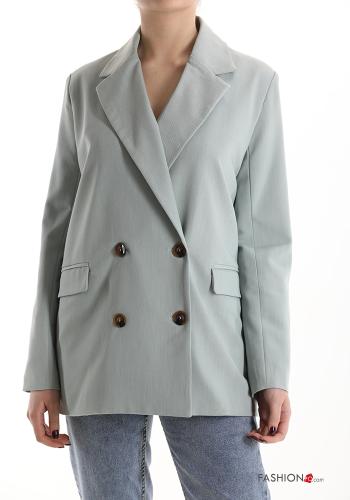 Blazer doppio petto con bottoni - ph 1