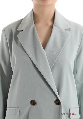 Blazer doppio petto con bottoni - ph 4