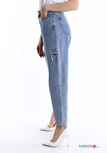 Jeans aus Baumwolle mit Taschen - ph 3