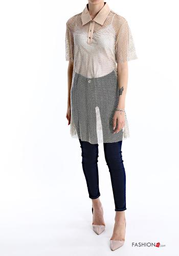 Abito lurex con bottoni - ph 1