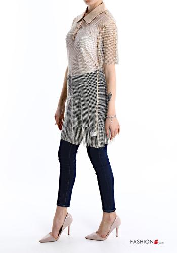 Abito lurex con bottoni - ph 3