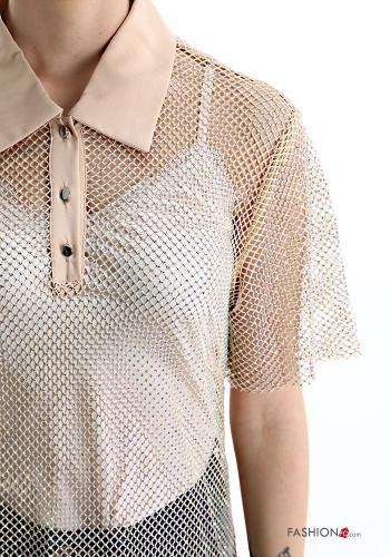 Abito lurex con bottoni - ph 4