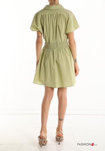 Cotton Dress with v-neck - ph 2