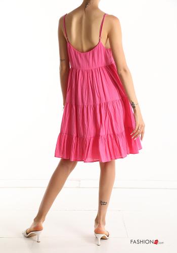 Robe Sans Manches en Coton à volants - ph 2