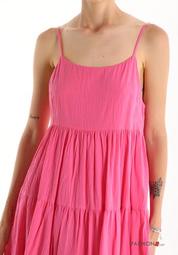Robe Sans Manches en Coton à volants - ph 4