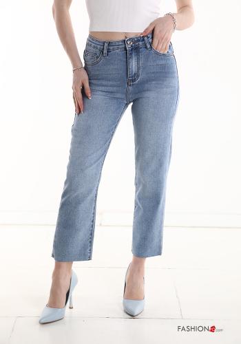Jeans aus Baumwolle mit Taschen - ph 1