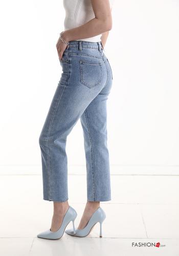 Jeans aus Baumwolle mit Taschen - ph 3