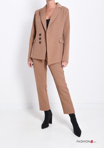 Tailleur con bottoni con tasche - ph 1