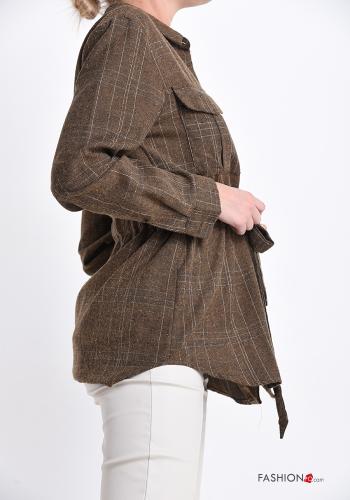 Camicia in Cotone regolabile con tasche con fiocco - ph 3