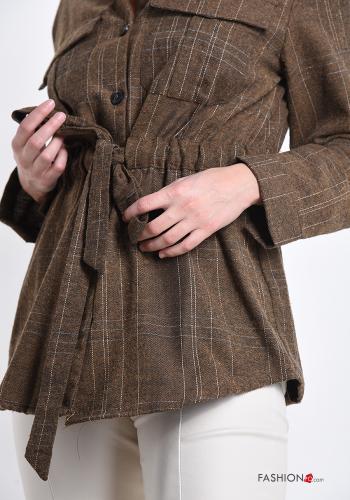 Camicia in Cotone regolabile con tasche con fiocco - ph 4