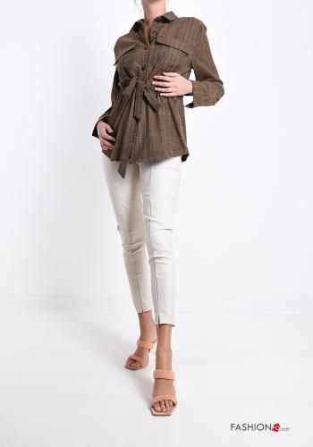 Camicia in Cotone regolabile con tasche con fiocco - ph 5