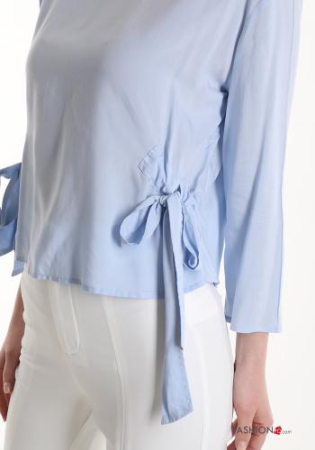 Bluse mit Schleife 3/4 ärmel - ph 4