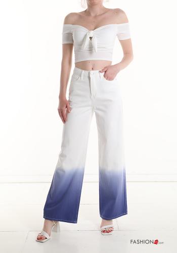 Jeans aus Baumwolle mit Taschen - ph 6