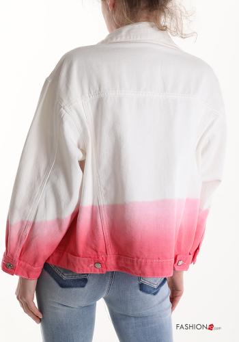 Veste en Coton en denim à boutons avec poches - ph 2