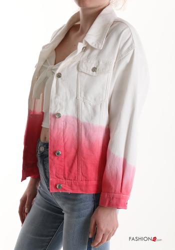 Veste en Coton en denim à boutons avec poches - ph 3