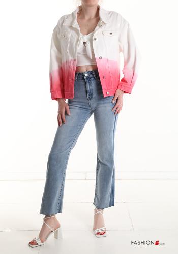 Veste en Coton en denim à boutons avec poches - ph 5