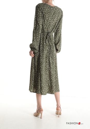 Floral long sleeve Cotton Dress - ph 2
